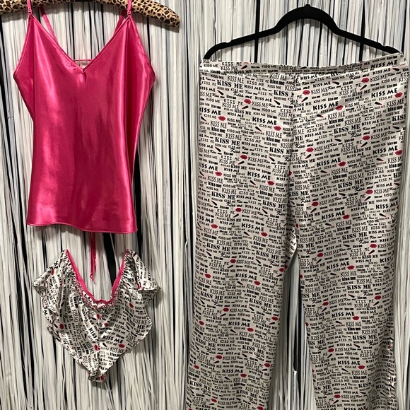 Frederick’s of Hollywood Satin Pajamas - Picture 1 of 6